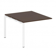 Metal System Проходной элемент перег. стола на П-образном м/к БП.ППРГ-1 Венге Цаво/Металл Белый 1000