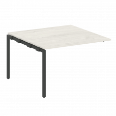 Metal System Quattro Проходной элемент перег. стола на П-образном м/к 40БП.ППРГ-2 Дуб Наварра/Металл