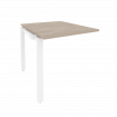 Onix Проходной наборный элемент переговорного стола O.MP-NPRG-0 Дуб Аттик/Металл Белый 780*980*750
