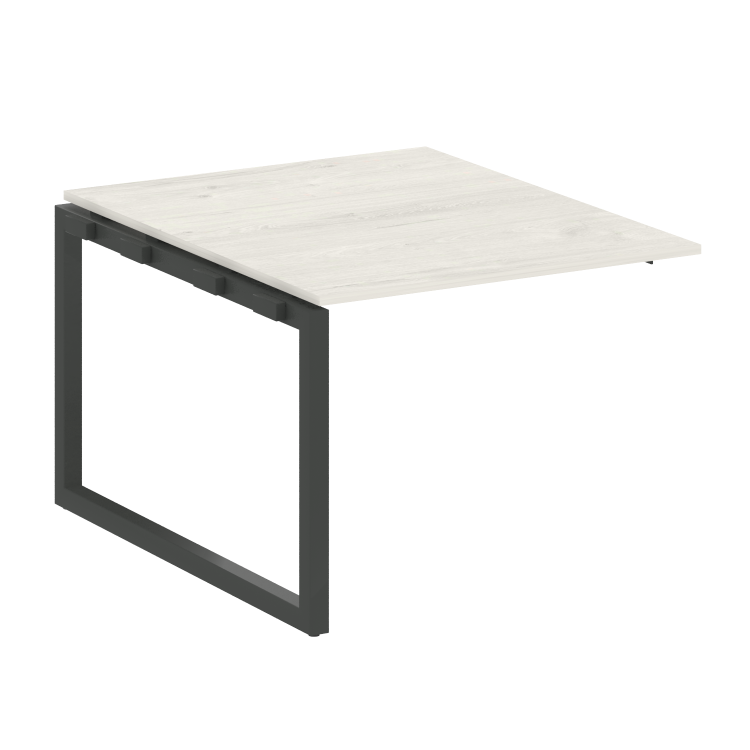 Metal System Quattro Проходной элемент перег. стола на О-образном м/к 50БО.ППРГ-1 Дуб Наварра/Металл