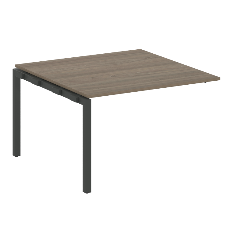 Metal System Quattro Проходной элемент перег. стола на П-образном м/к 50БП.ППРГ-2 Вяз Благородный/Ме