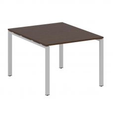 Metal System Переговорный стол (1 столешница) на П-образном м/к БП.ПРГ-1.1 Венге Цаво/Металл Серый 1
