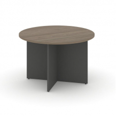 Style Project Стол переговорный кругл. SN-D.SPRG-004 Вяз Благородный/Антрацит 1180*1180*750