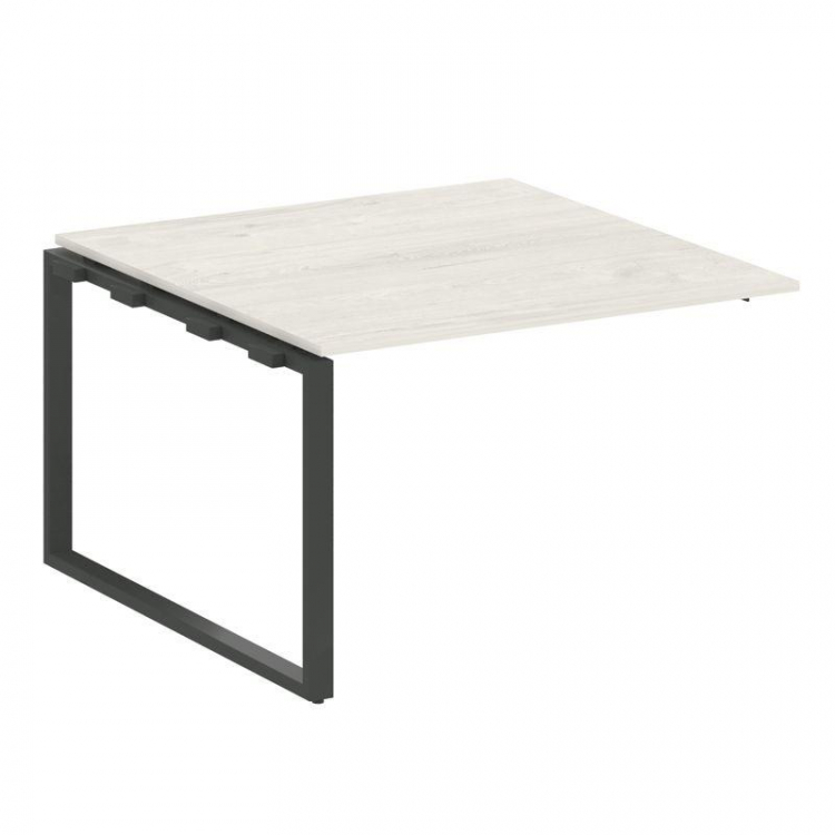 Metal System Проходной элемент перег. стола на О-образном м/к БО.ППРГ-2 Дуб Наварра/Металл Антрацит