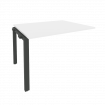 Onix Проходной наборный элемент переговорного стола O.MP-NPRG-2 Белый Бриллиант/Металл Антрацит 1180