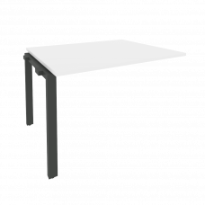 Onix Проходной наборный элемент переговорного стола O.MP-NPRG-2 Белый Бриллиант/Металл Антрацит 1180
