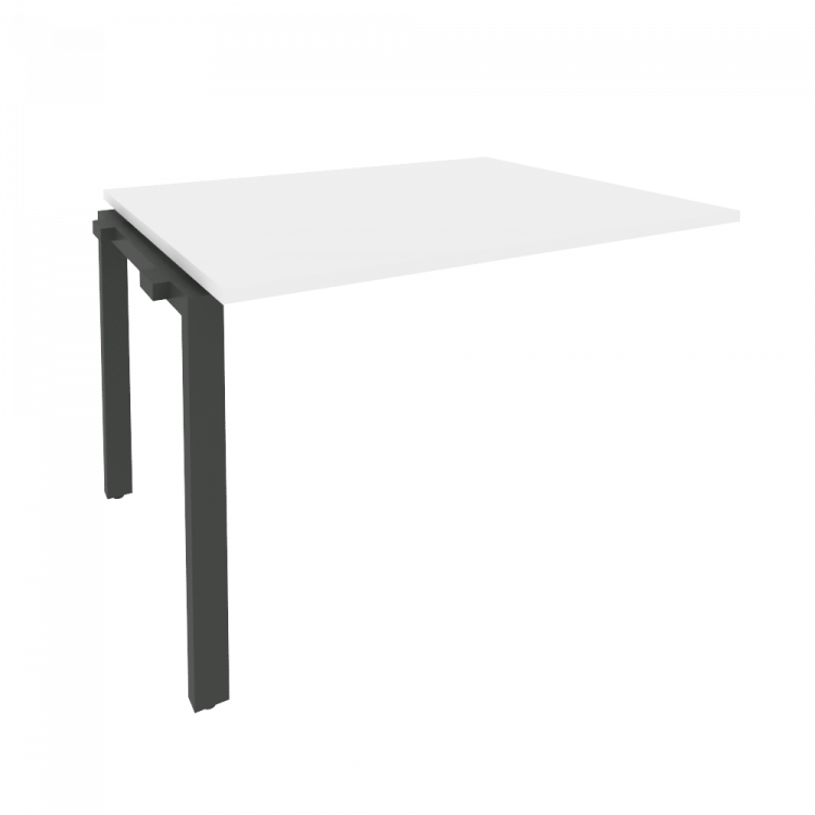 Onix Проходной наборный элемент переговорного стола O.MP-NPRG-2 Белый Бриллиант/Металл Антрацит 1180