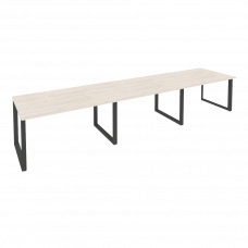 Onix Стол переговорный O.MO-PRG-3.3 Денвер Светлый/Металл Антрацит 4140*980*750