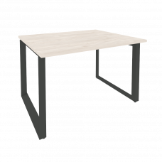 Onix Стол переговорный O.MO-PRG-1.2 Денвер Светлый/Металл Антрацит 1180*980*750