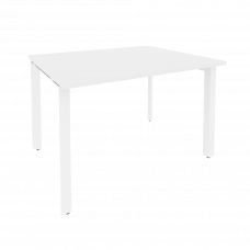 Onix Стол переговорный O.MP-PRG-1.2 Белый Бриллиант/Металл Белый 1180*980*750