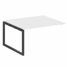 Metal System Quattro Проходной элемент перег. стола на О-образном м/к 50БО.ППРГ-3 Белый/Металл Антра