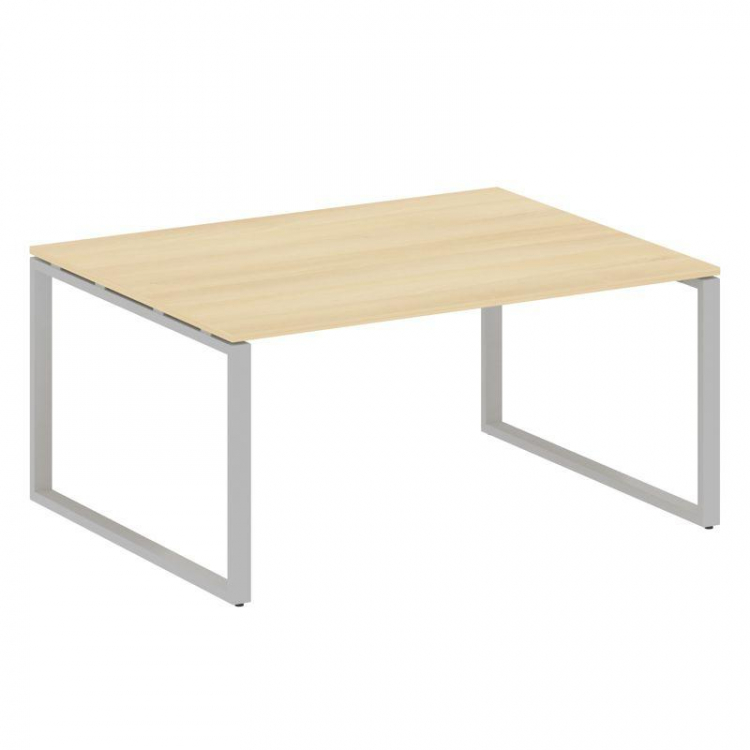 Metal System Переговорный стол (1 столешница) на О-образном м/к БО.ПРГ-1.4 Акация Лорка/Металл Серый