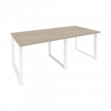 Onix Стол переговорный O.MO-PRG-2.1 Дуб Аттик/Металл Белый 1960*980*750