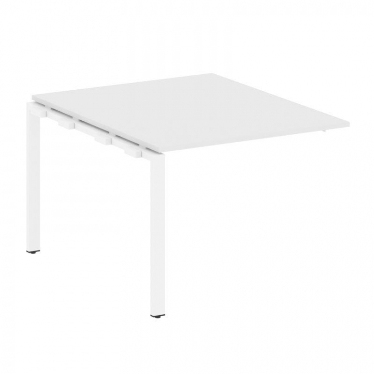 Metal System Проходной элемент перег. стола на П-образном м/к БП.ППРГ-1 Белый/Металл Белый 1000*1235