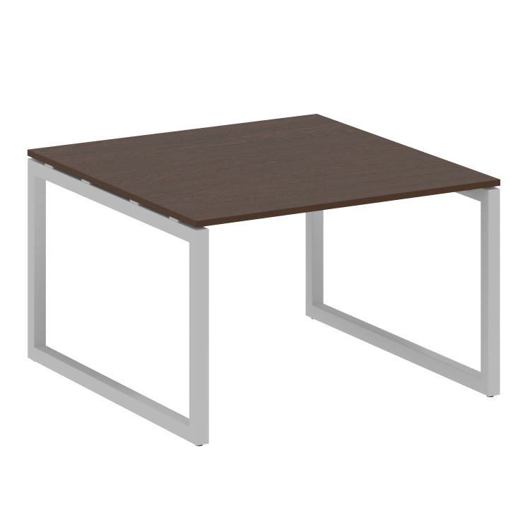 Metal System Quattro Переговорный стол (1 столешница) на О-образном м/к 50БО.ПРГ-1.2 Венге Цаво/Мета