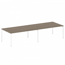 Metal System Quattro Переговорный стол (2 столешницы) на П-образном м/к 40БП.ПРГ-2.5 Вяз Благородный