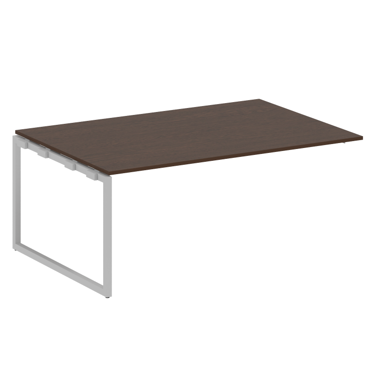 Metal System Quattro Проходной элемент перег. стола на О-образном м/к 40БО.ППРГ-5 Венге Цаво/Металл