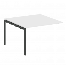 Metal System Quattro Проходной элемент перег. стола на П-образном м/к 40БП.ППРГ-2 Белый/Металл Антра