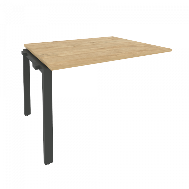 Onix Проходной наборный элемент переговорного стола O.MP-NPRG-2 Тиквуд Светлый/Металл Антрацит 1180*