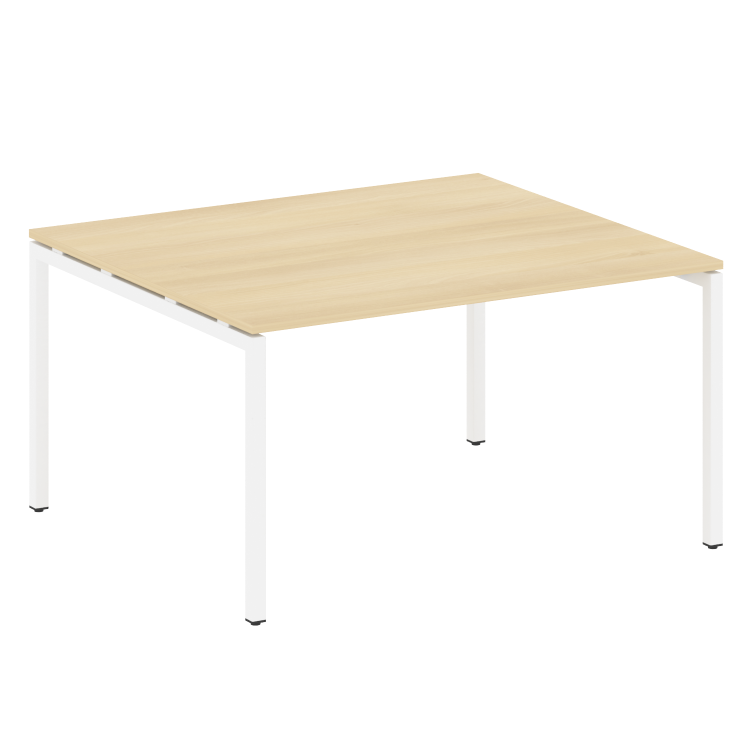 Metal System Quattro Переговорный стол (1 столешница) на П-образном м/к 40БП.ПРГ-1.3 Акация Лорка/Ме