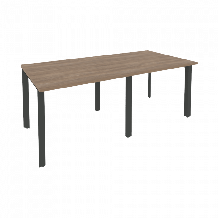 Onix Стол переговорный O.MP-PRG-2.1 Дуб Аризона/Металл Антрацит 1960*980*750