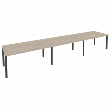 Onix Стол переговорный O.MP-PRG-3.4 Дуб Аттик/Металл Антрацит 4740*980*750