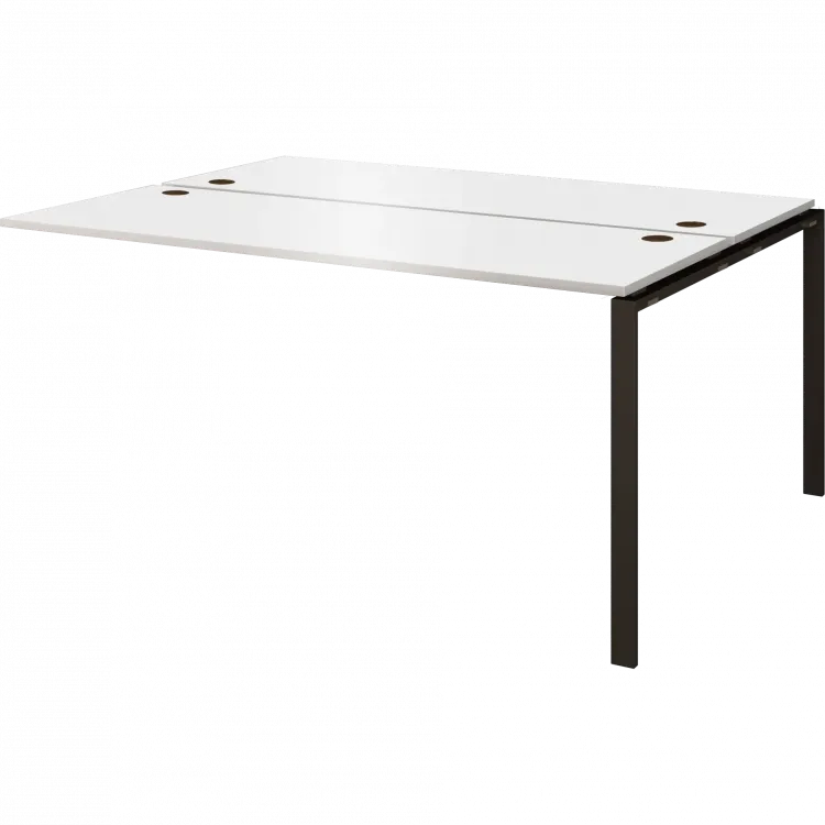 Модуль двойной на 2 рабочих места АМБЭ-005.60 Белый/Антрацит 1800x1236x760 Арго-М