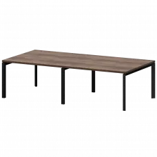 Стол переговорный на металлокаркасе КТМ-28.14.38 Лагос 2800x1400x750 Акцент