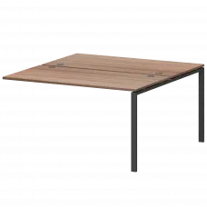 Модуль двойной на 2 рабочих места АМБЭ-003 Темный шимо/Антрацит 1400x1496x760 Арго-М