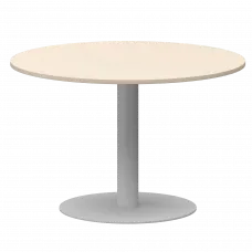 Стол круглый АМ-Д120 Бук/Белый 1200x1200x760 Арго-М