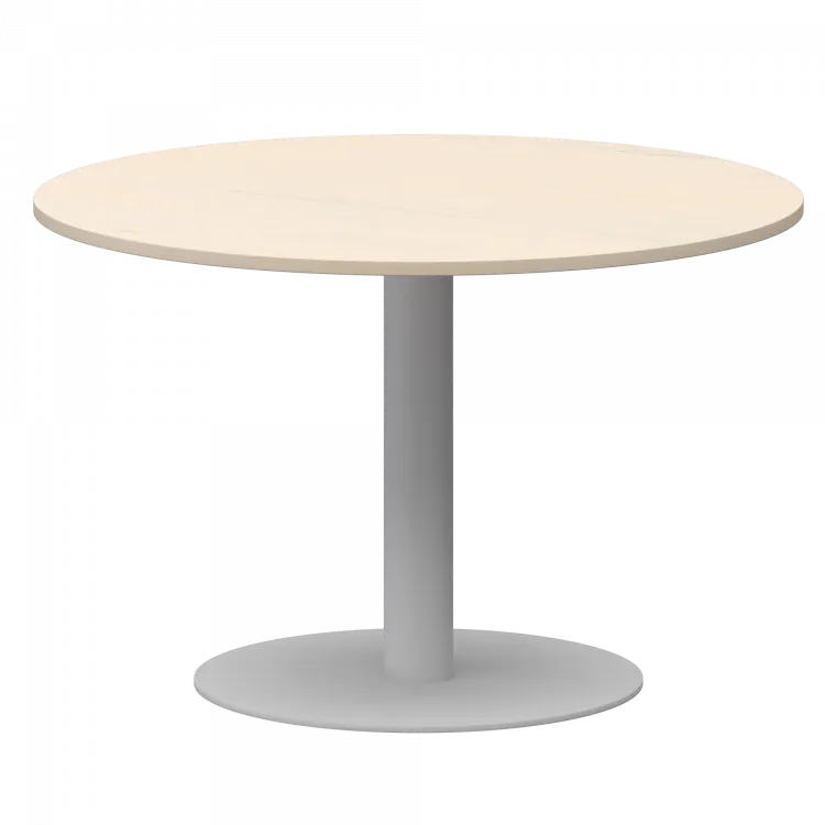 Стол круглый АМ-Д120 Бук/Белый 1200x1200x760 Арго-М