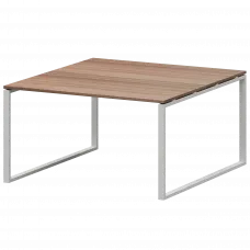 Стол переговорный на металлокаркасе АМП.О-002.123 Темный шимо/Белый 1200x1236x760 Арго-М