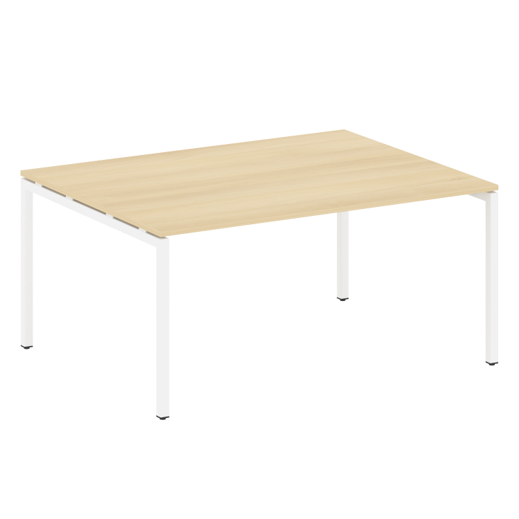 Metal System Quattro Переговорный стол (1 столешница) на П-образном м/к 40БП.ПРГ-1.4 Акация Лорка/Ме