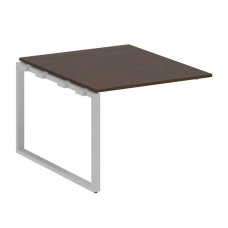 Metal System Проходной элемент перег. стола на О-образном м/к БО.ППРГ-1 Венге Цаво/Металл Серый 1000