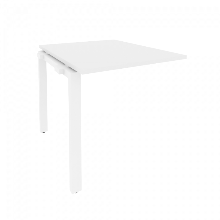 Onix Проходной наборный элемент переговорного стола O.MP-NPRG-0 Белый Бриллиант/Металл Белый 780*980