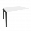 Onix Проходной наборный элемент переговорного стола O.MP-NPRG-3 Белый Бриллиант/Металл Антрацит 1380