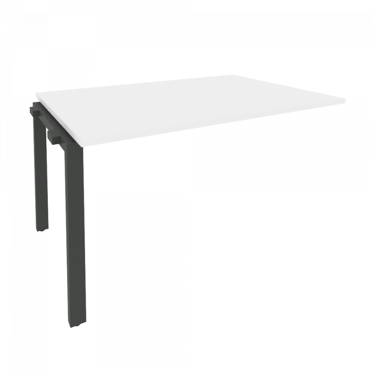 Onix Проходной наборный элемент переговорного стола O.MP-NPRG-3 Белый Бриллиант/Металл Антрацит 1380