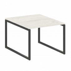 Metal System Quattro Перег. стол (1 столешница) на О-образном м/к 40БО.ПРГ-1.1 Дуб Наварра/Металл Ан