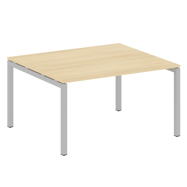 Metal System Quattro Переговорный стол (1 столешница) на П-образном м/к 50БП.ПРГ-1.3 Акация Лорка/Ме
