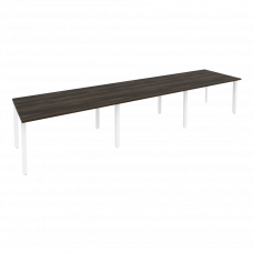 Onix Стол переговорный O.MP-PRG-3.3 Дуб Мали/Металл Белый 4140*980*750