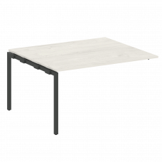 Metal System Quattro Проходной элемент перег. стола на П-образном м/к 40БП.ППРГ-3 Дуб Наварра/Металл