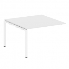 Metal System Проходной элемент перег. стола на П-образном м/к БП.ППРГ-2 Белый/Металл Белый 1200*1235