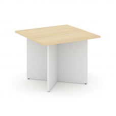 Style Project Стол переговорный квадрат. SN-D.SPRG-003 Акация Лорка/Белый 980*980*750