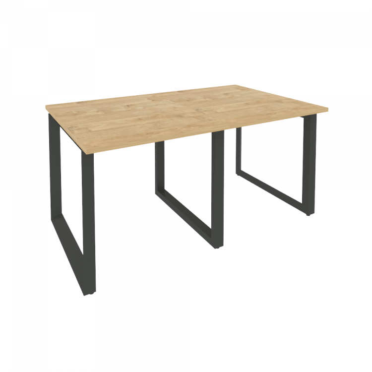 Onix Стол переговорный O.MO-PRG-2.0 Тиквуд Светлый/Металл Антрацит 1560*980*750