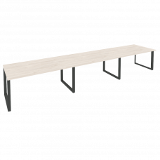 Onix Стол переговорный O.MO-PRG-3.4 Денвер Светлый/Металл Антрацит 4740*980*750