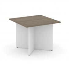 Style Project Стол переговорный квадрат. SN-D.SPRG-003 Вяз Благородный/Белый 980*980*750