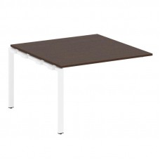 Metal System Проходной элемент перег. стола на П-образном м/к БП.ППРГ-2 Венге Цаво/Металл Белый 1200