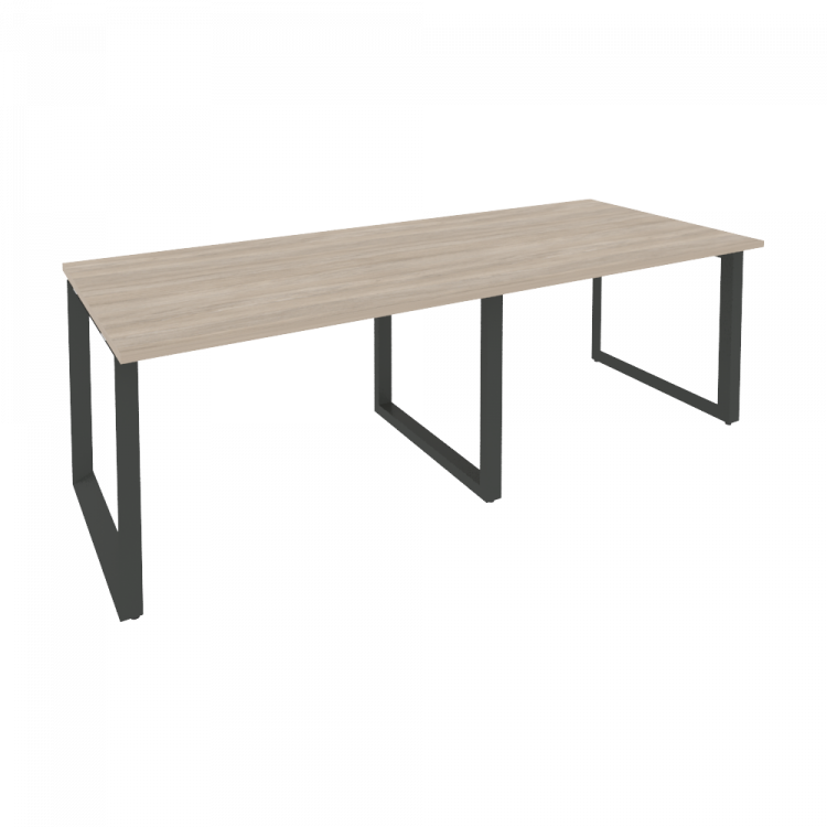 Onix Стол переговорный O.MO-PRG-2.2 Дуб Аттик/Металл Антрацит 2360*980*750