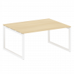 Metal System Quattro Переговорный стол (1 столешница) на О-образном м/к 50БО.ПРГ-1.4 Акация Лорка/Ме
