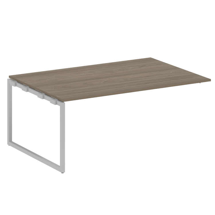 Metal System Quattro Проходной элемент перег. стола на О-образном м/к 40БО.ППРГ-5 Вяз Благородный/Ме